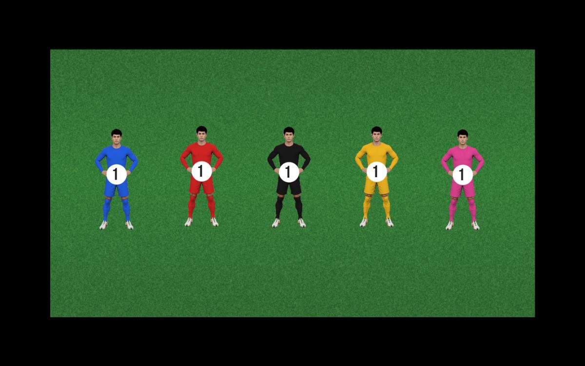 選手の色を変える操作